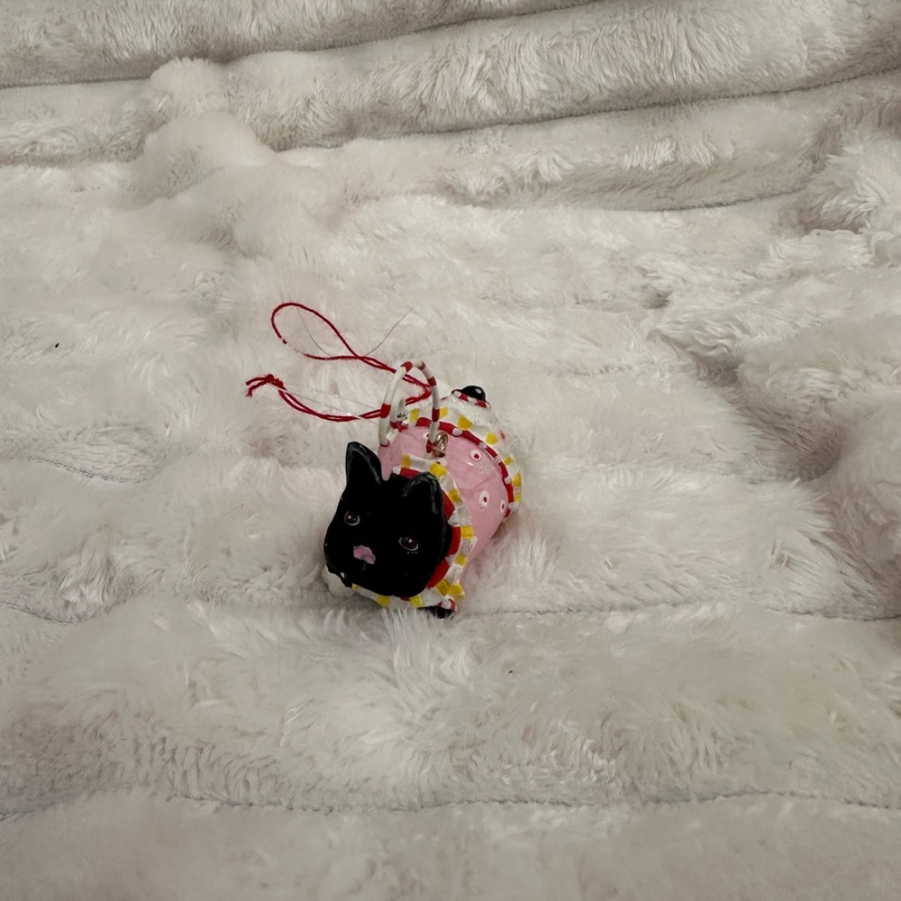 Krinkles by Patience Brewster Boston Terrier Dog Christmas Ornament